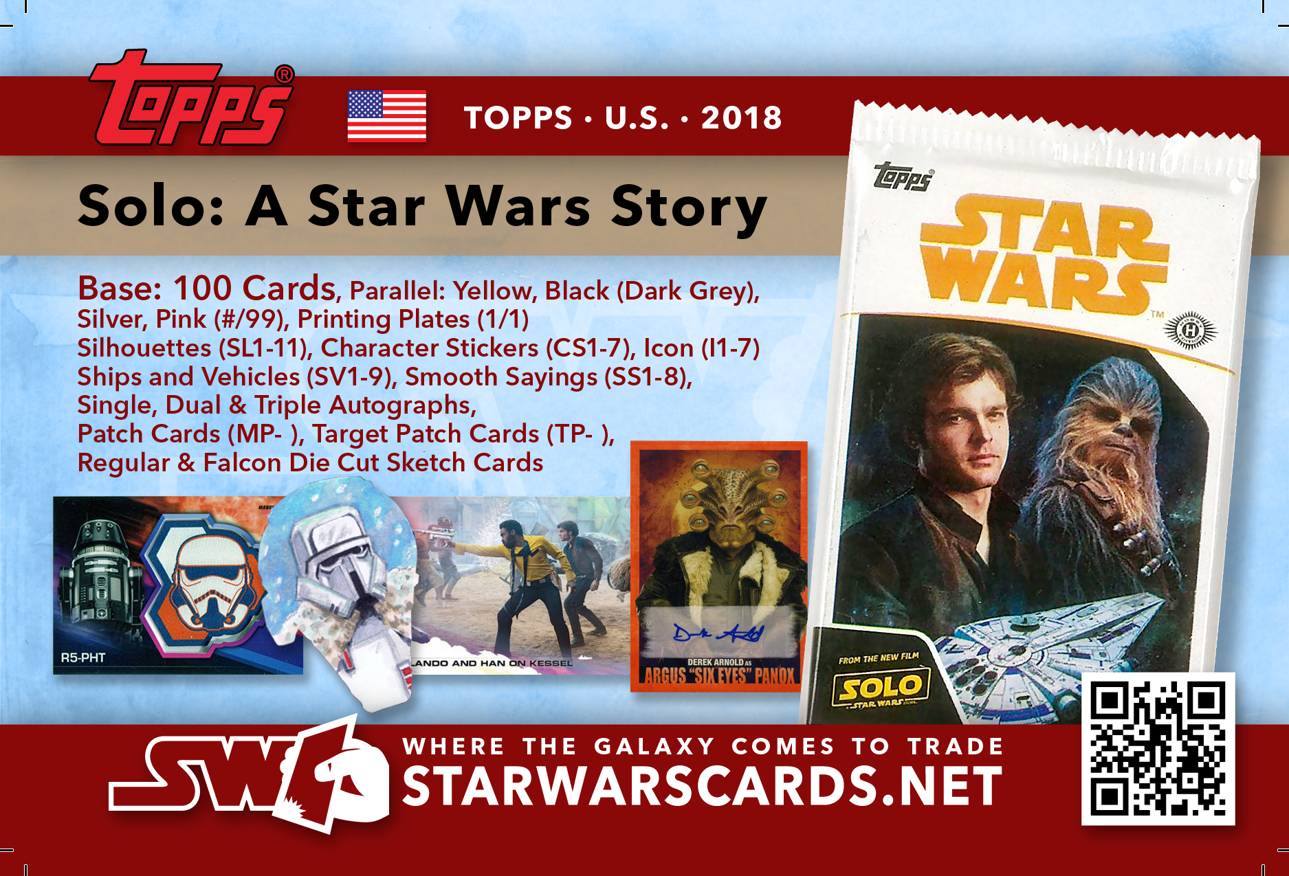 {select your} New Album Stickers singles Topps SOLO a Star Wars Story 2018 